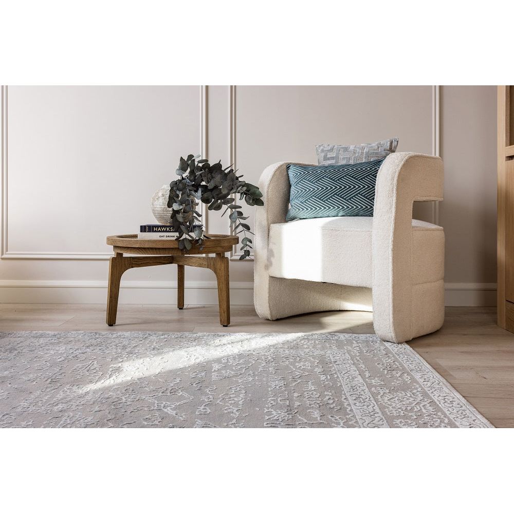 Camilla Damask Rug - Grey