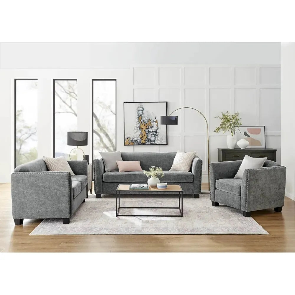 Waltham- Fabric Sofa Range Grey