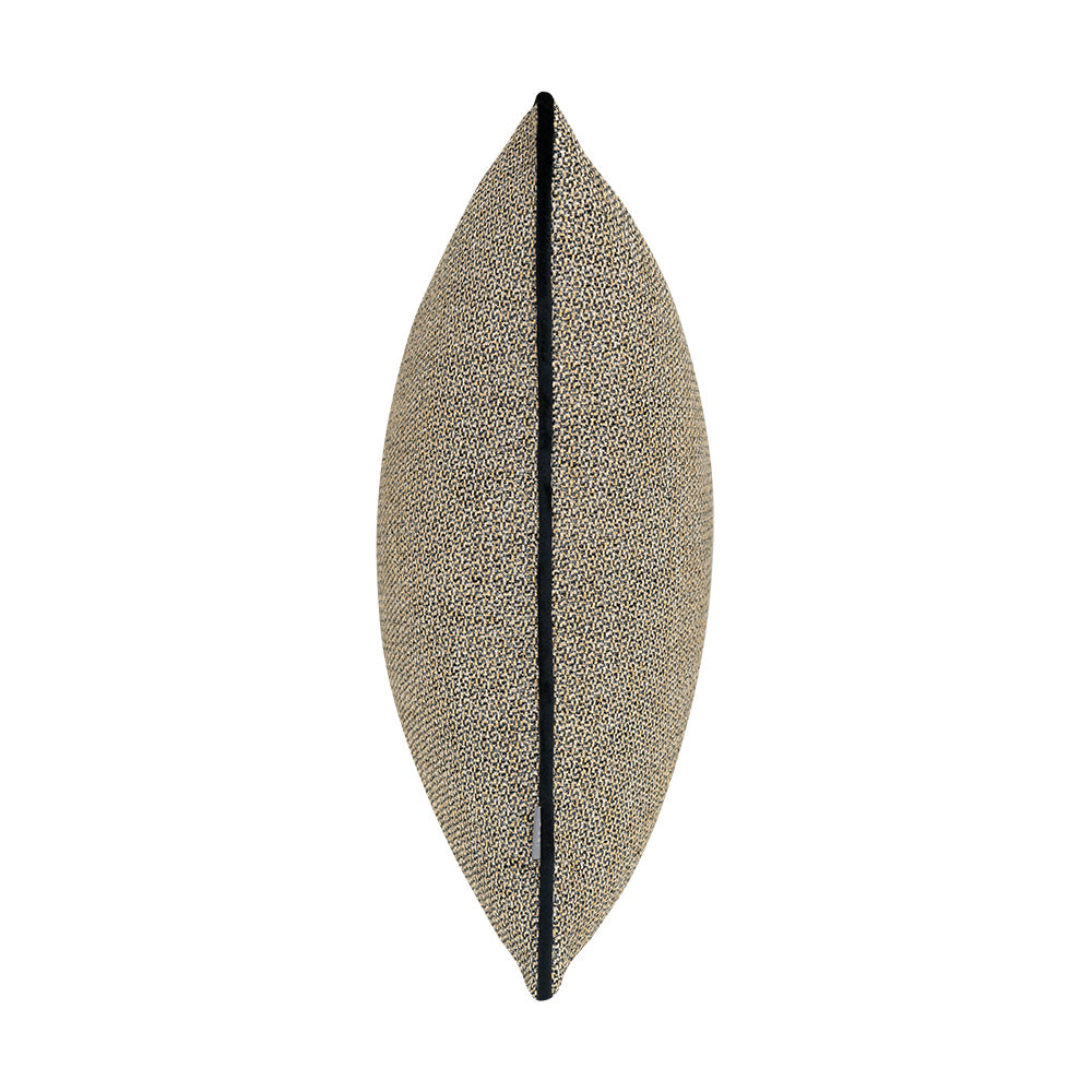Demi 43x43cm Cushion, Black/Gold