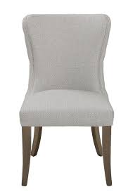 Duke Dining Chair - Silver Fabric