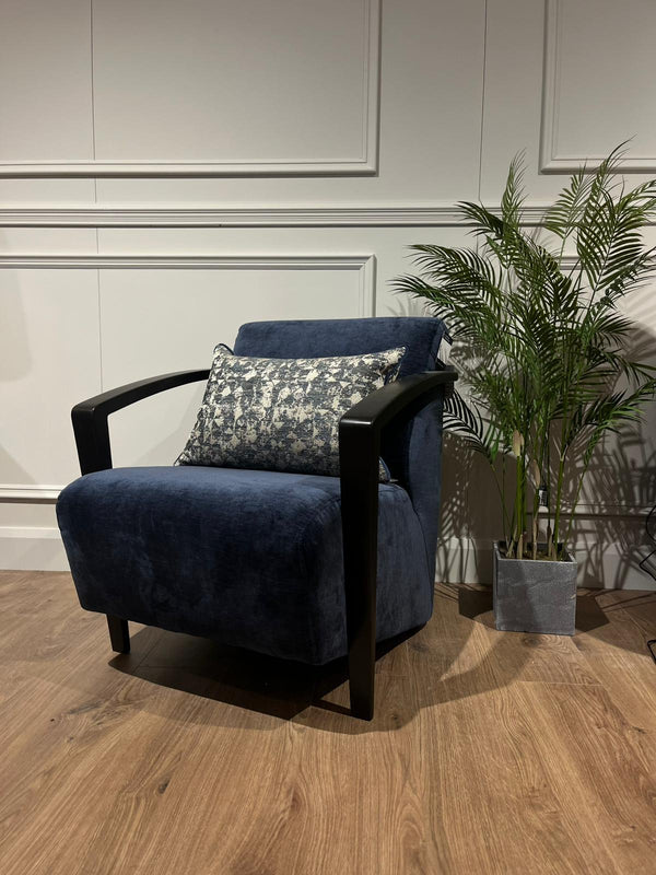 Falcon Accent Chair -Blue color 