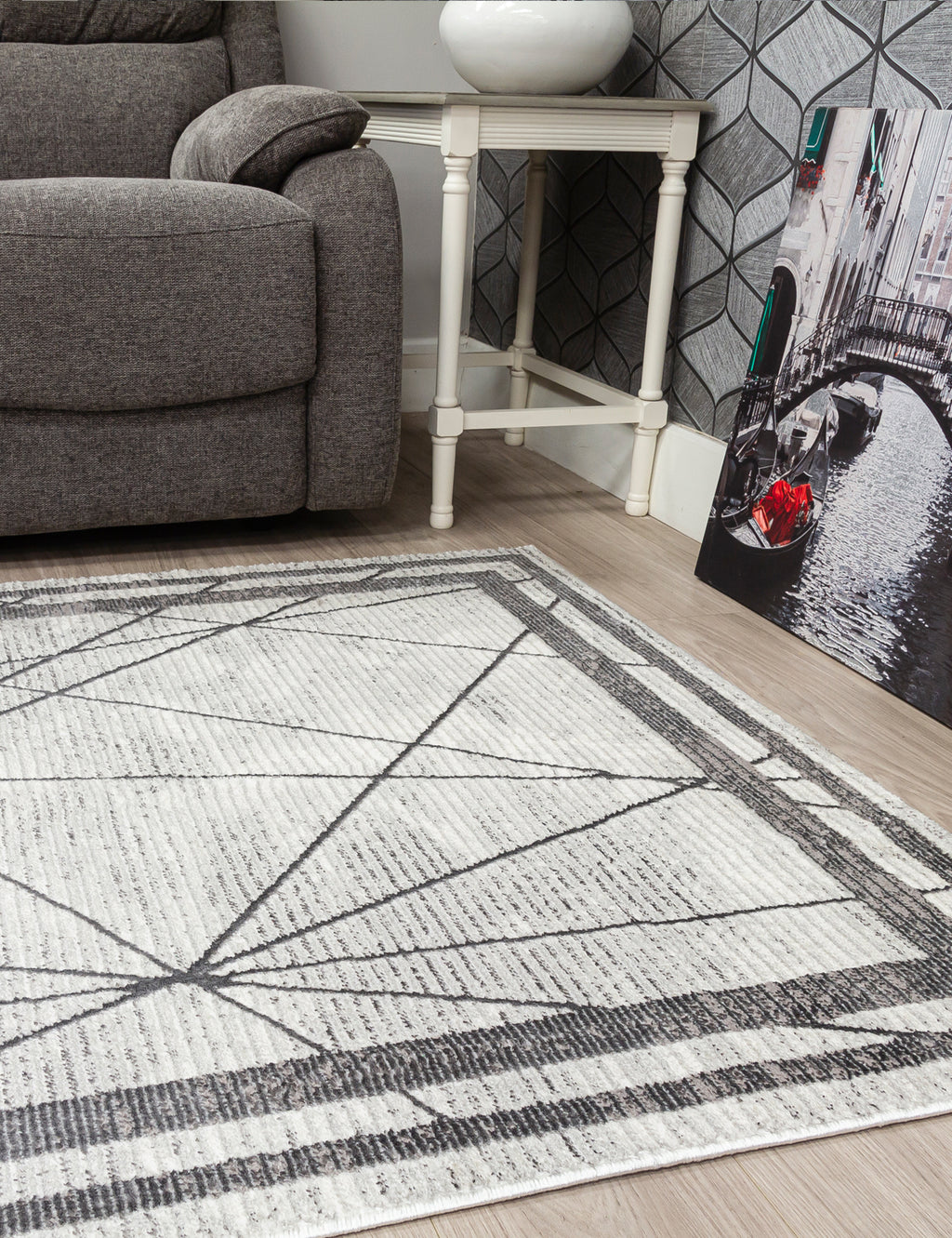 Glitz Art Deco - Grey