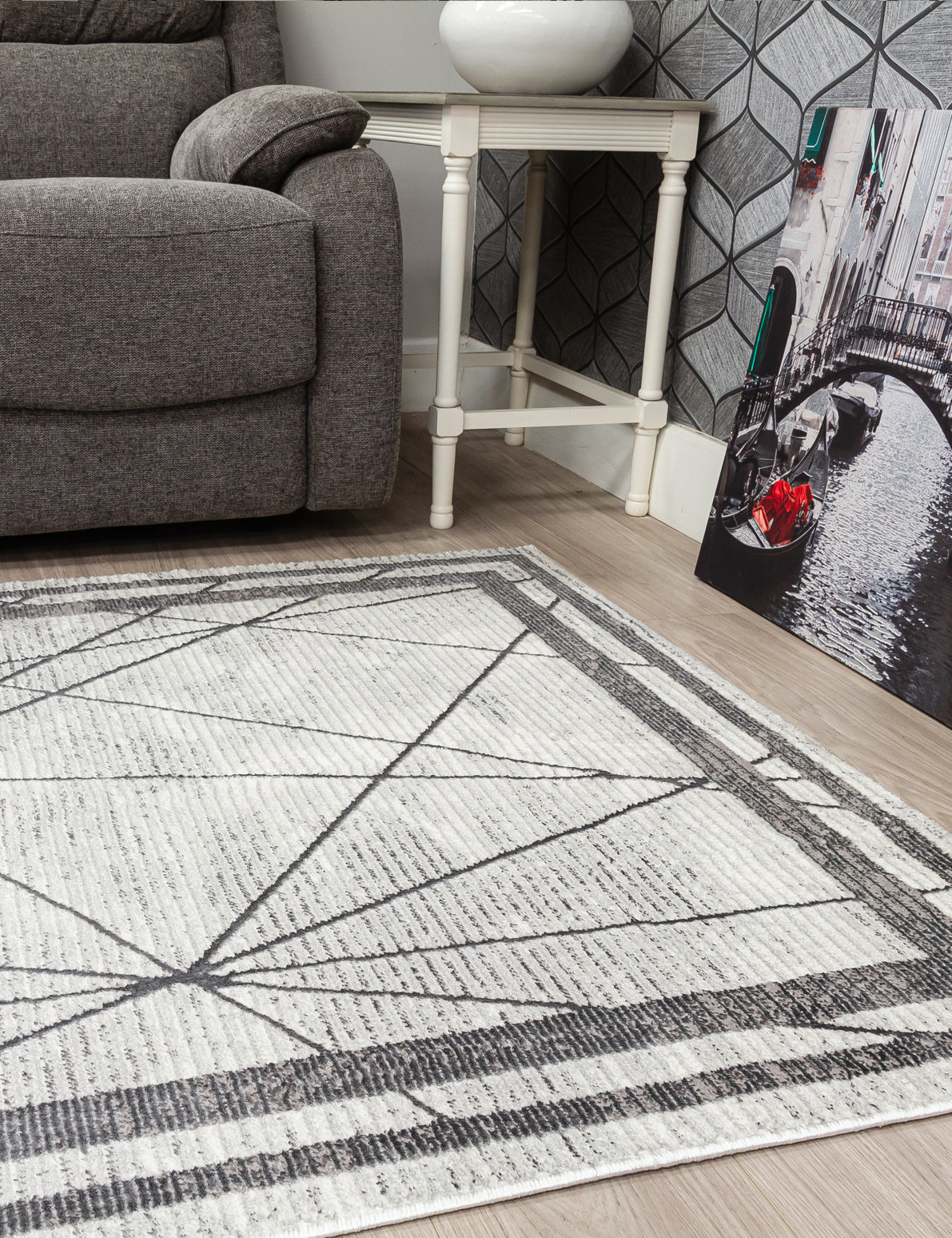 Glitz Art Deco - Grey