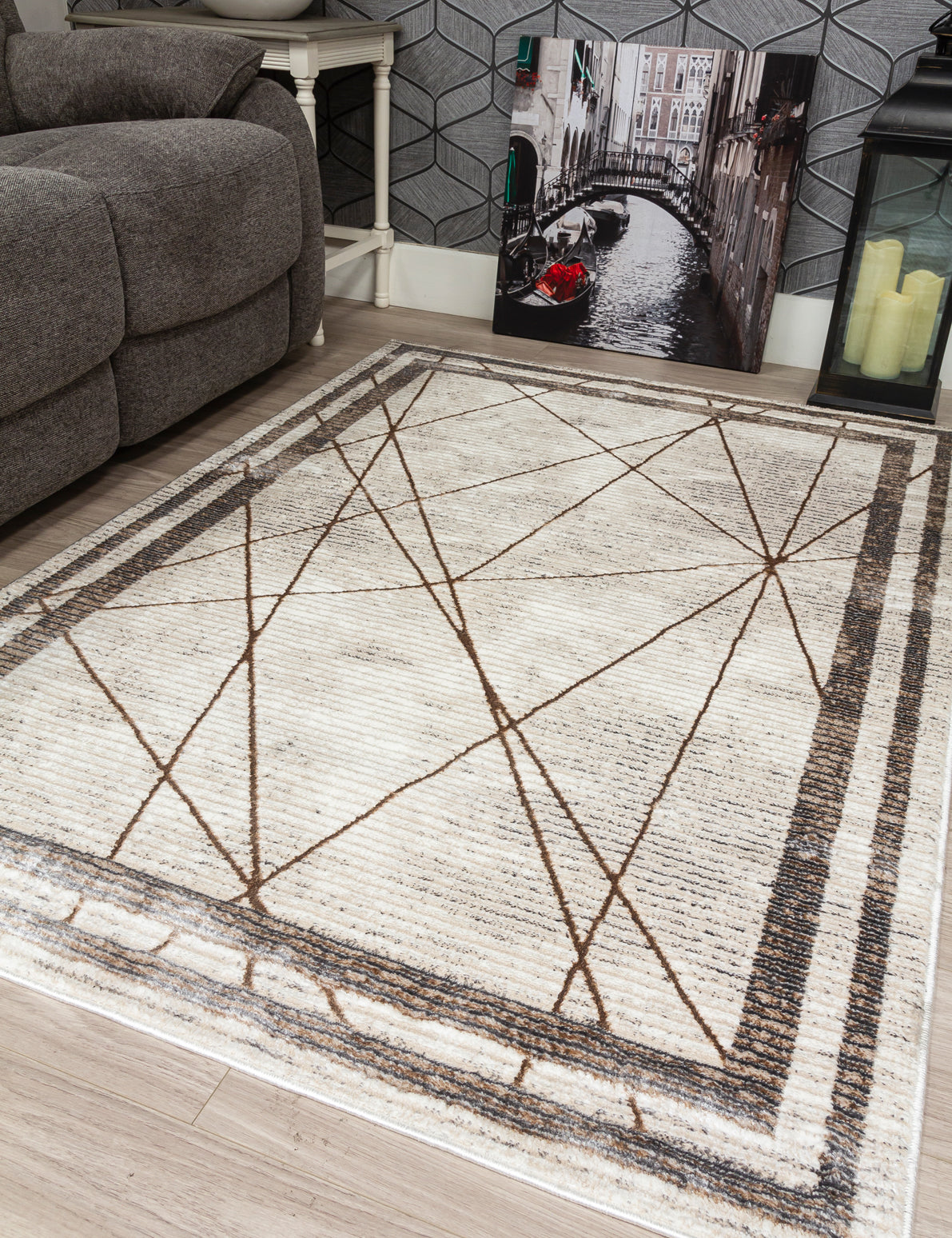 Glitz Art Deco - Beige