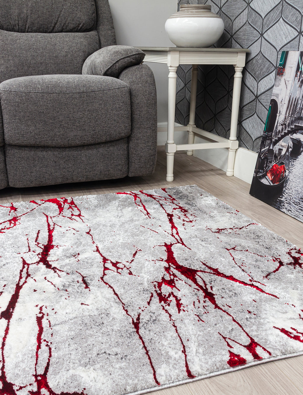 Glitz Marble - Red
