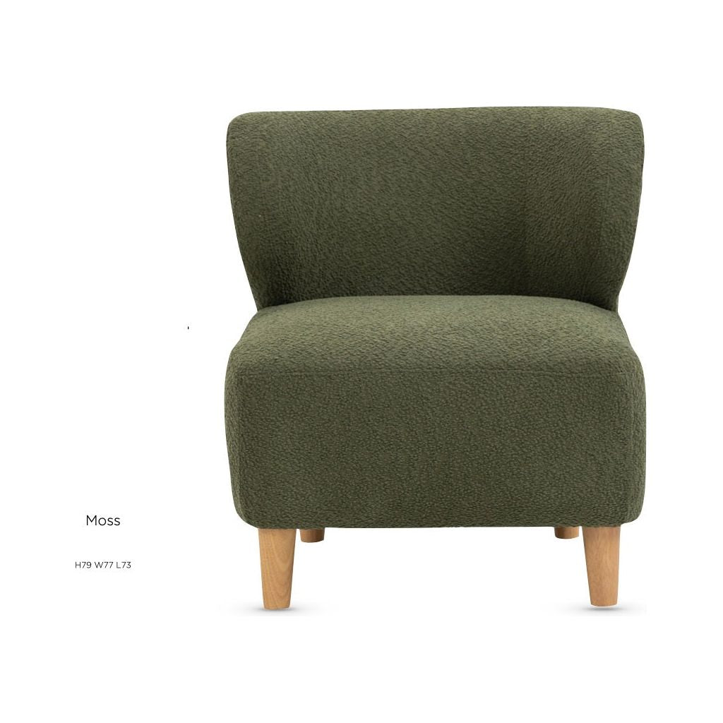 Olivia   Armchair   - Moss