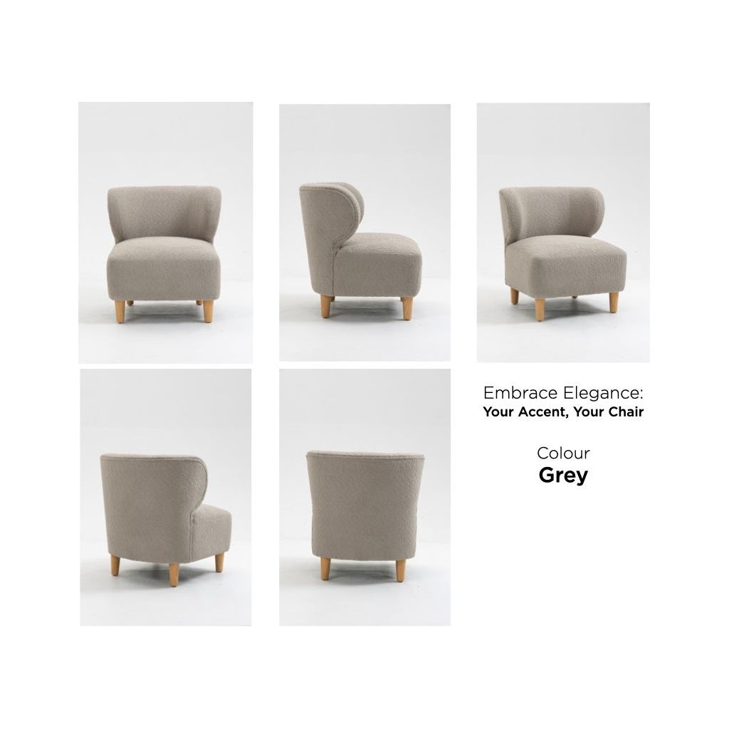 Olivia   Armchair   - Grey