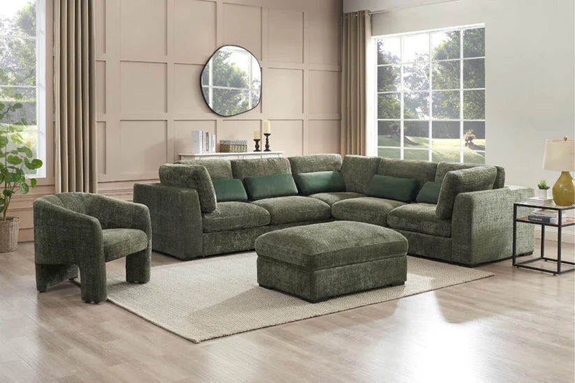 Henry Corner Sofa -Green