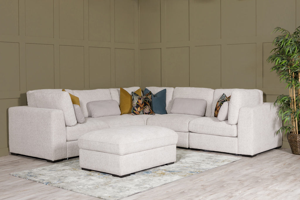 Henry Corner Sofa -Light Grey