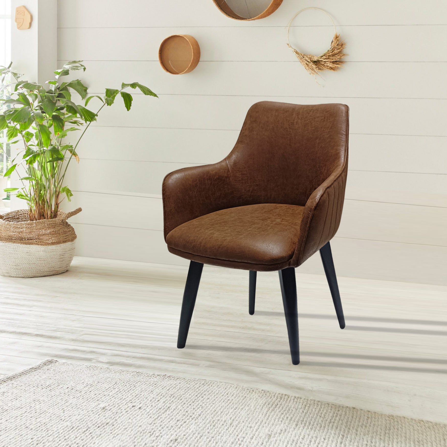 Hoxton  Vintage Chair -Tan