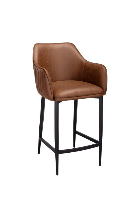 Hoxton  Vintage Barstool -Tan
