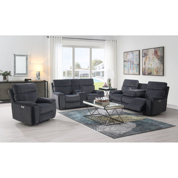 Scarlet Power Recliner Sofa Range - Dark Grey