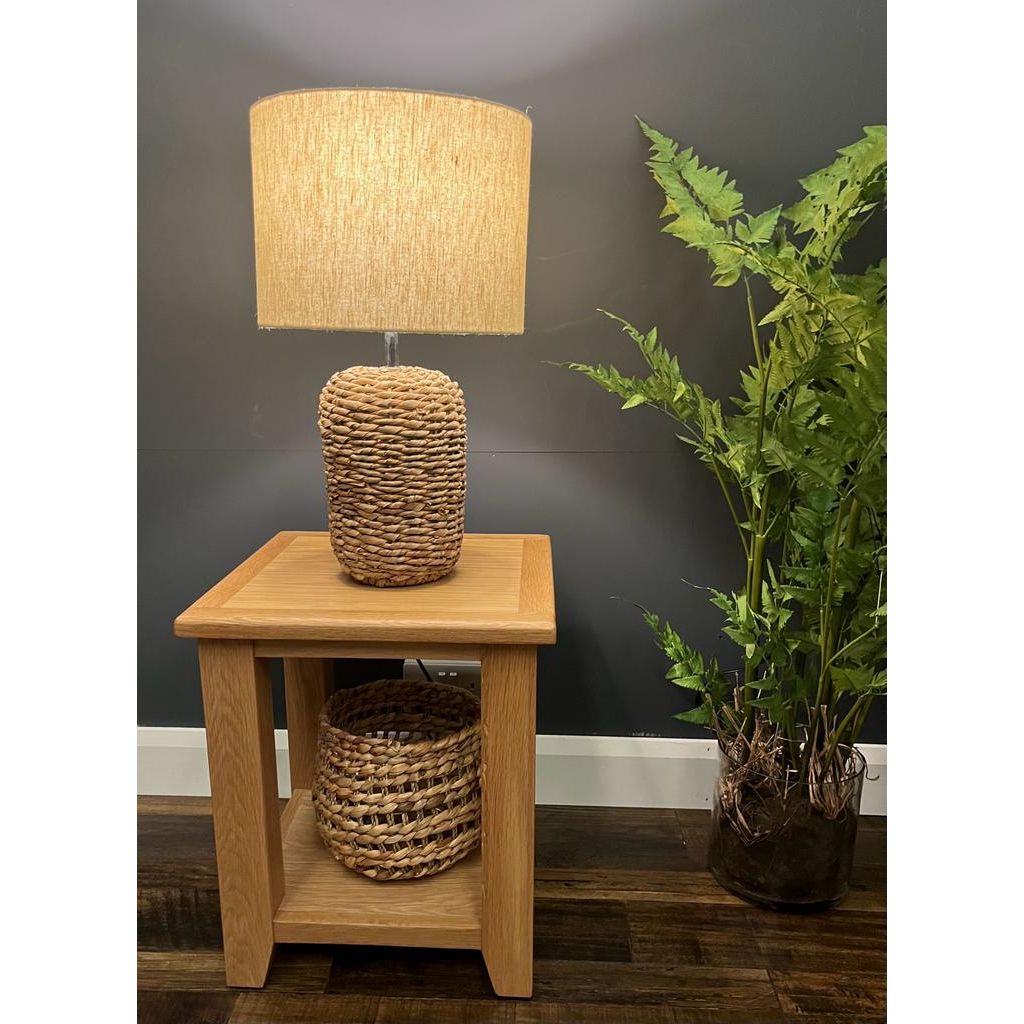 Corby Oak Lamp Table