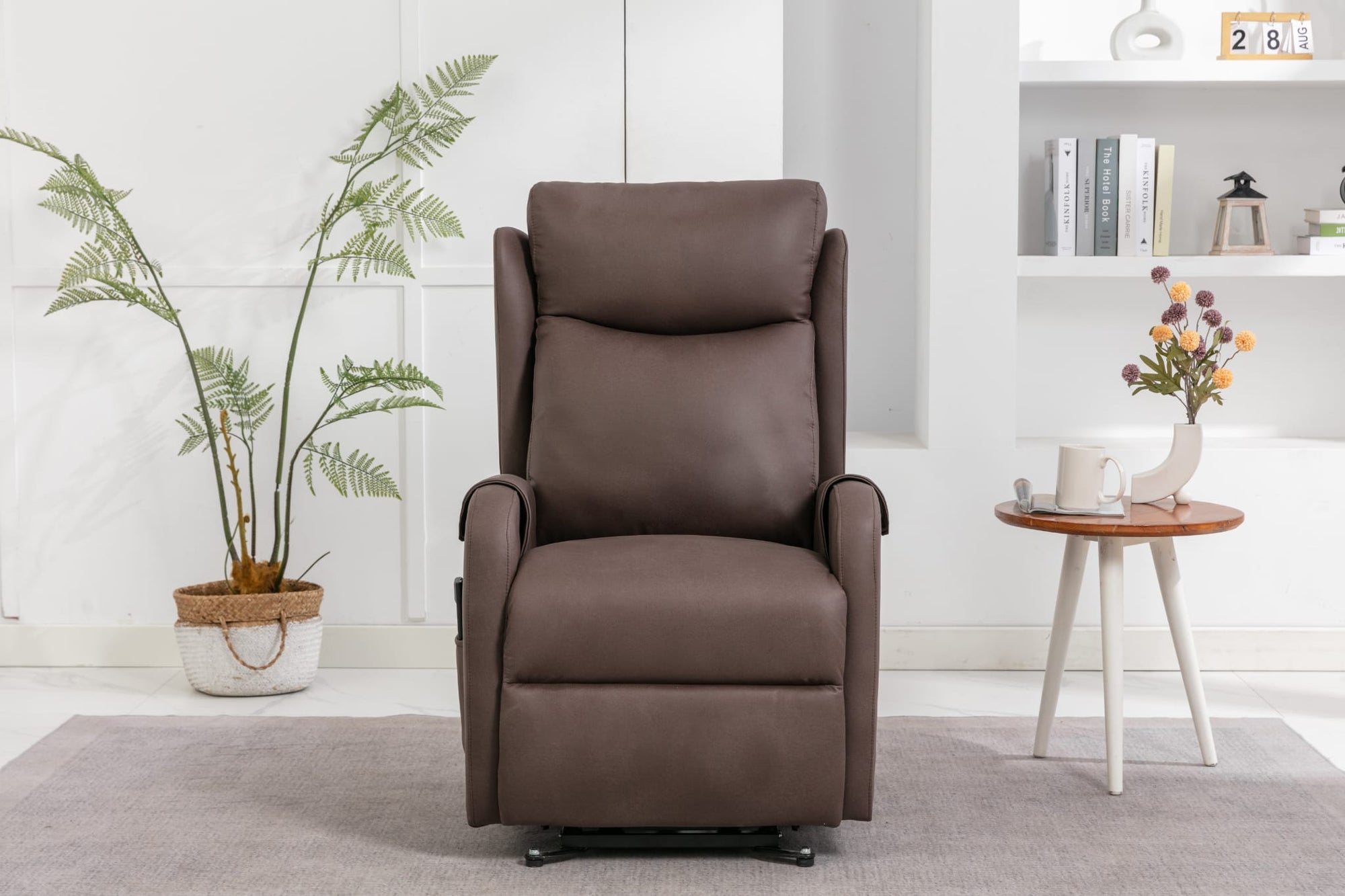 Joel lift & tilt Dual Motor Armchair - Brown