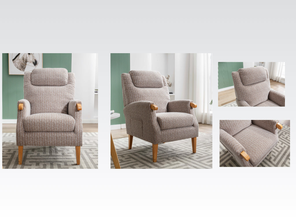 Aster Fireside Chair - Natural
