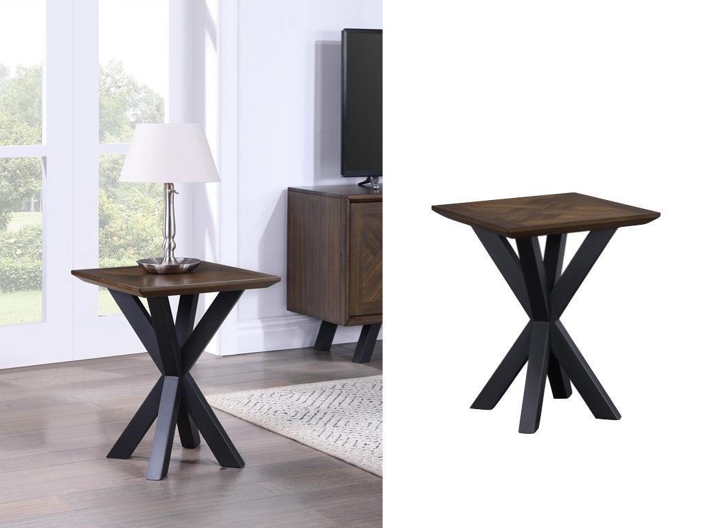 Sahara - Lamp Table Parquet Top