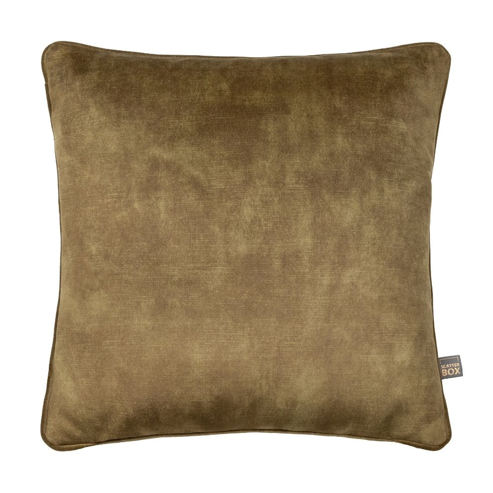 Scatter Box Etta Cushion,- Olive / Camel 58x58cm