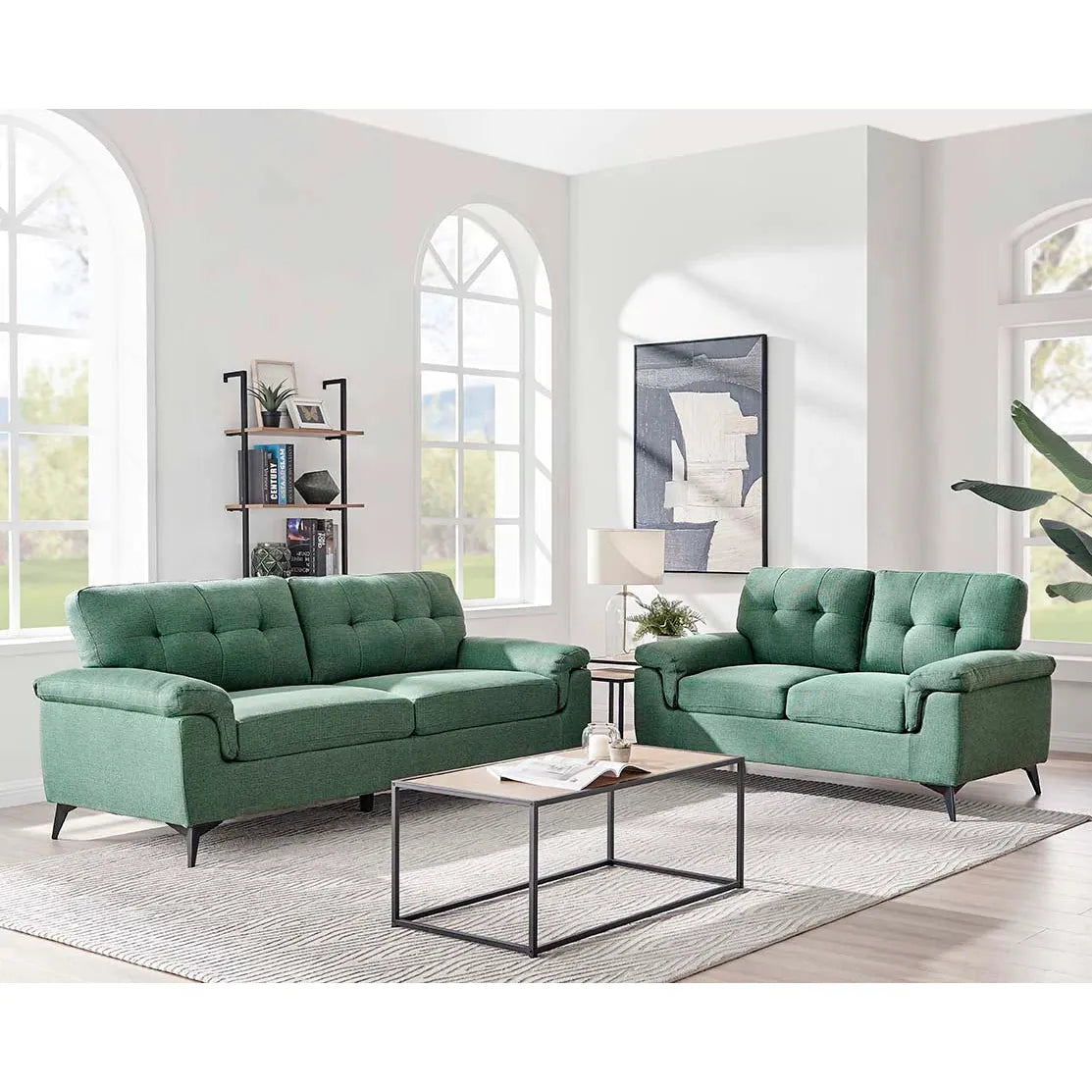 Otto Sofa Range  - Emerald Green