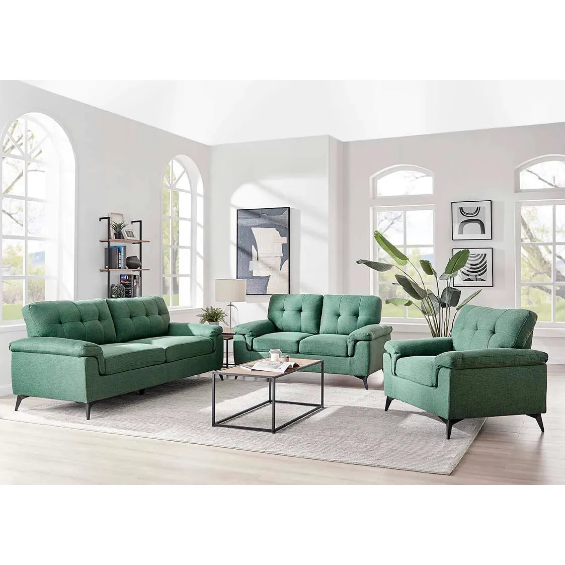Otto Sofa Range  - Emerald Green