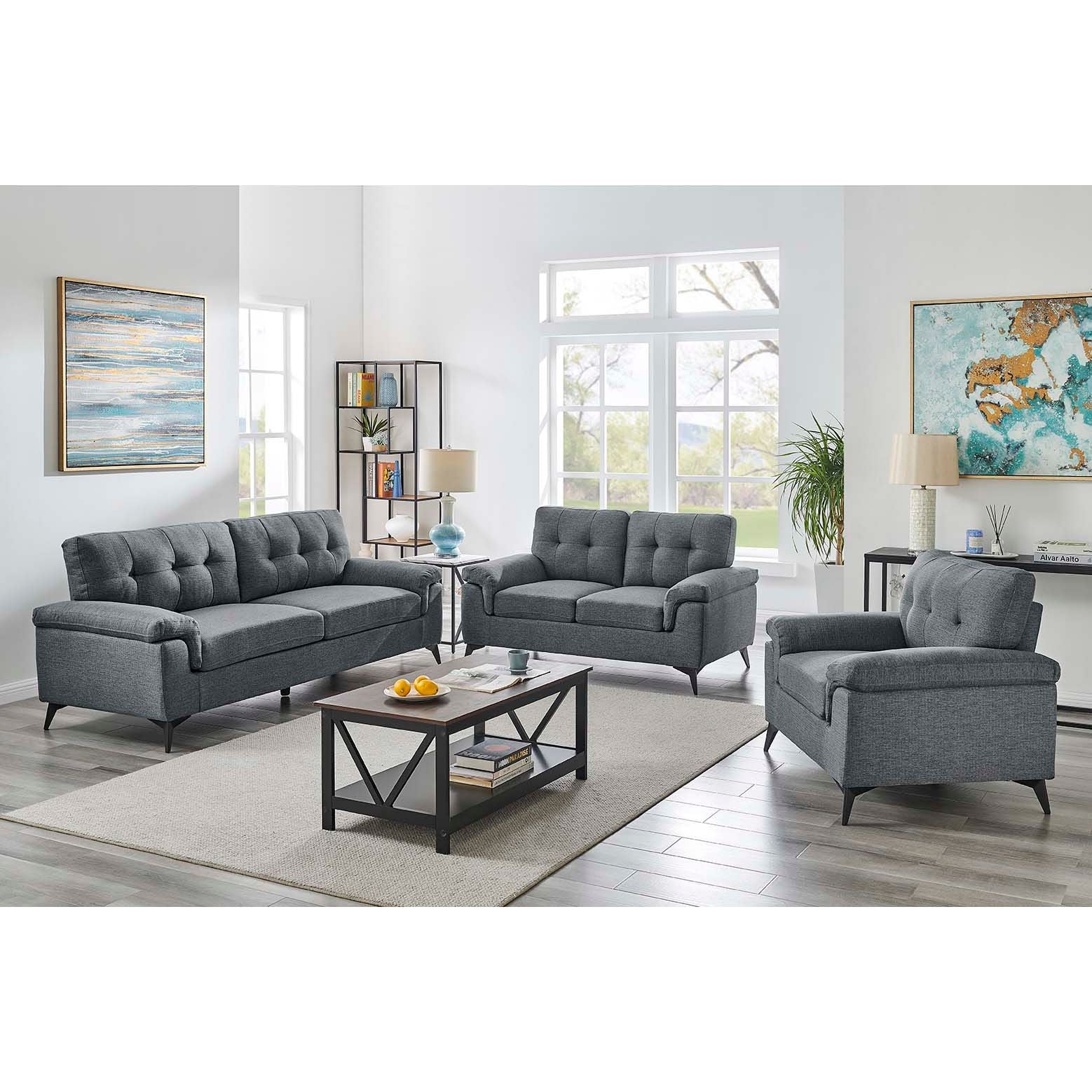 Otto Sofa Range  - Dark Grey