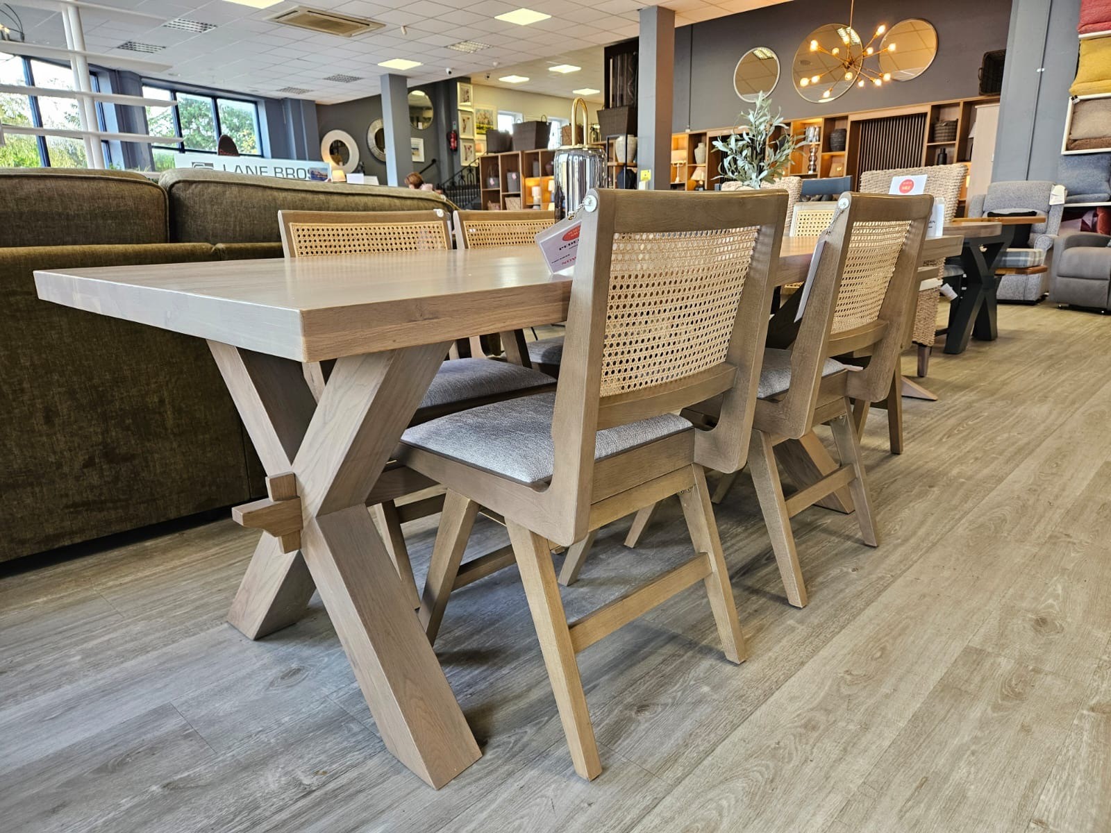 Parnell- 2.2M X Leg Dining Table