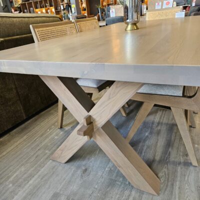 Parnell- 2.2M X Leg Dining Table