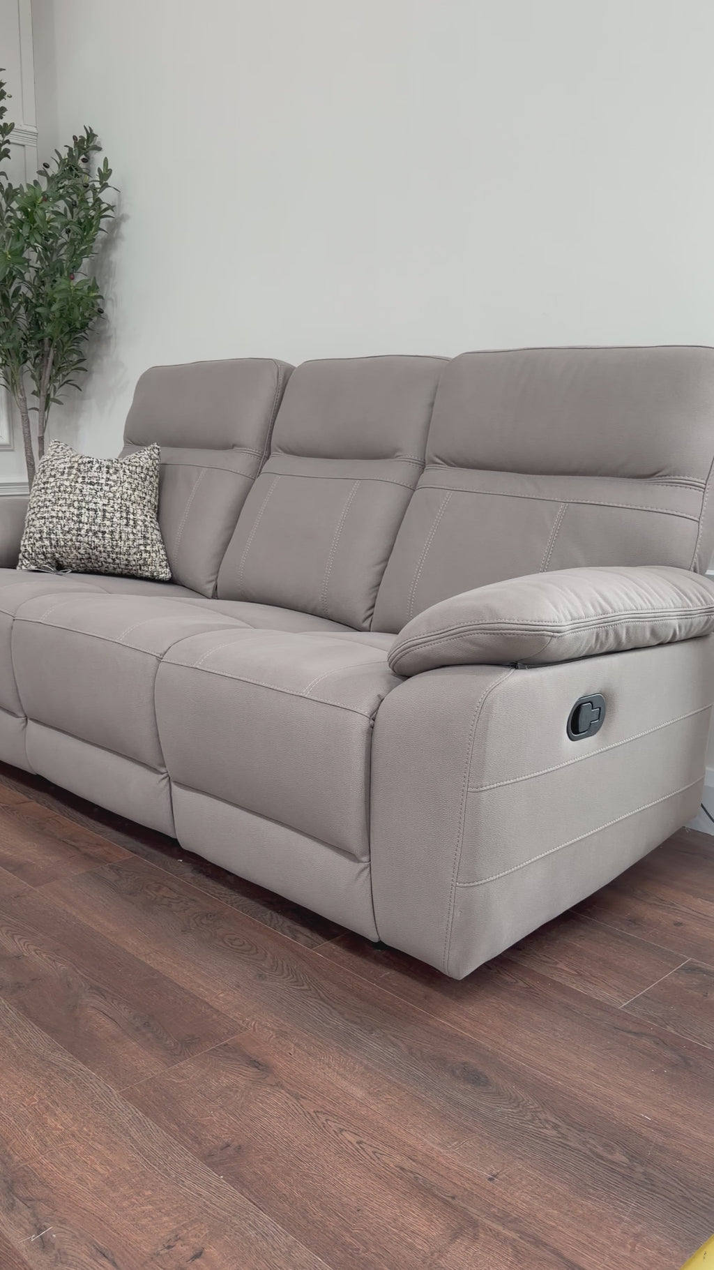 Jude 1 seater - Stone Microfibre Fabric