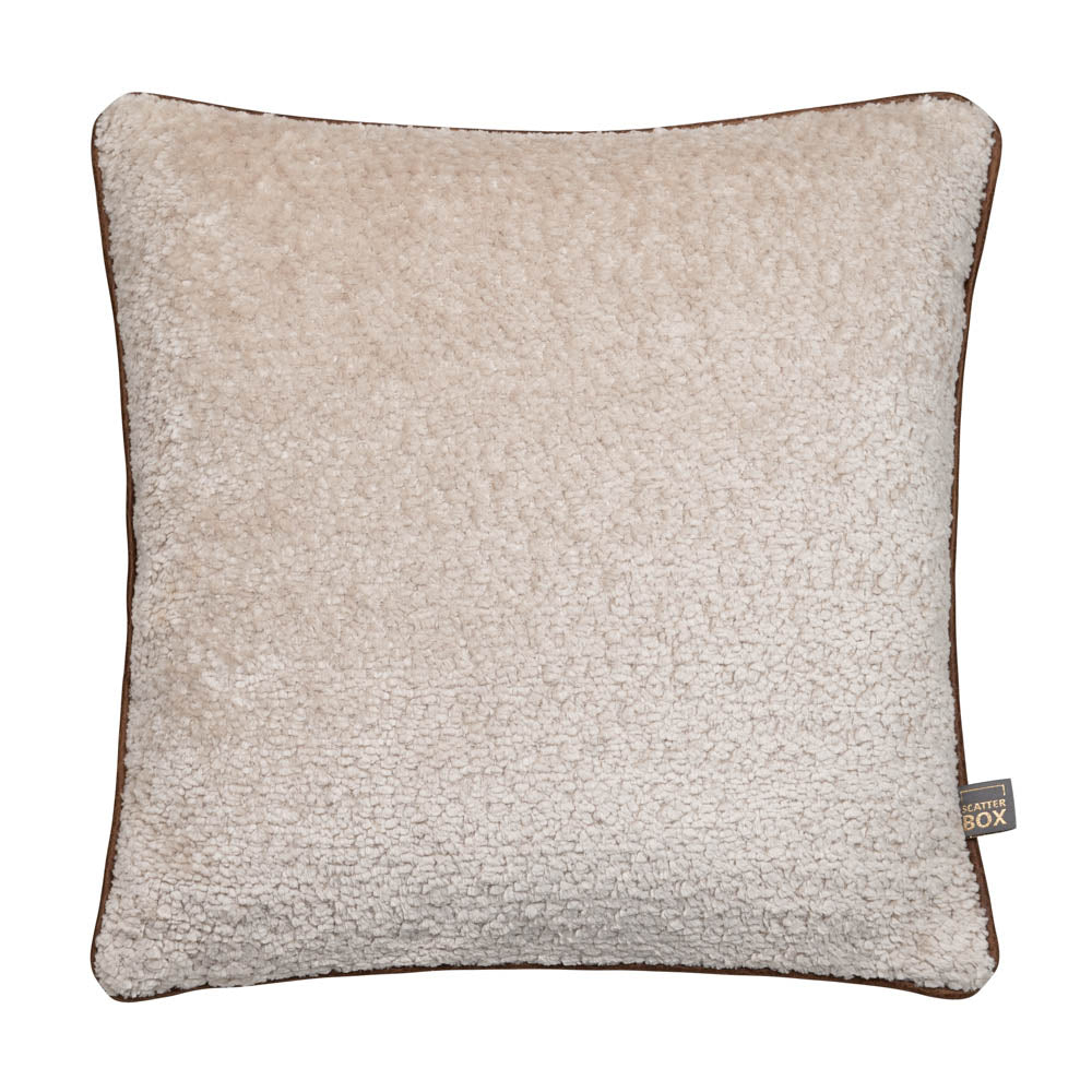 Scatter Box Quilo 58x58cm Cushion -Cream Brown