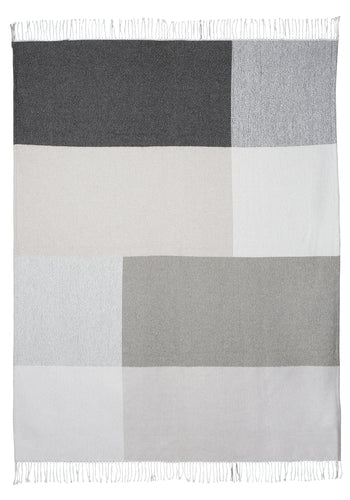 Scatter Box Riley Throw 127x178cm, Grey