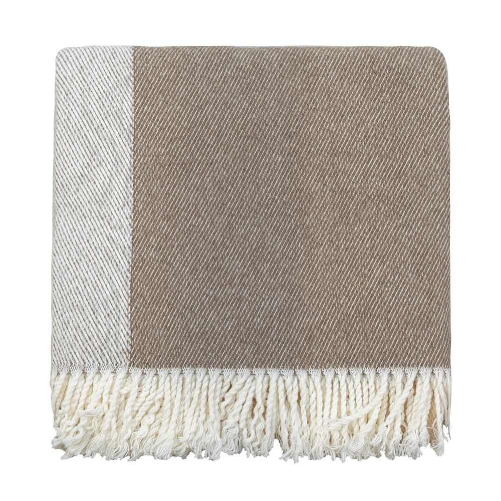 Scatter Box Riley Throw 127x178cm, Natural