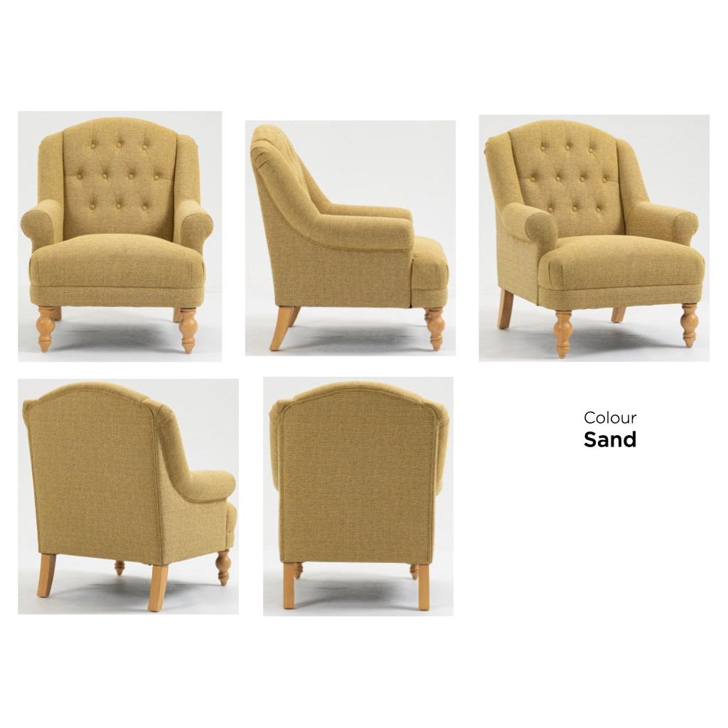 Charlotte Armchair   - Sand