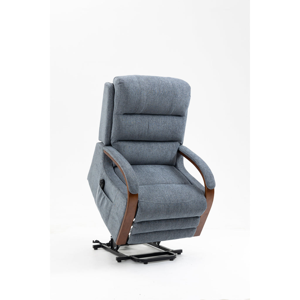 Stamford lift & tilt Dual Motor Armchair - Denim Blue