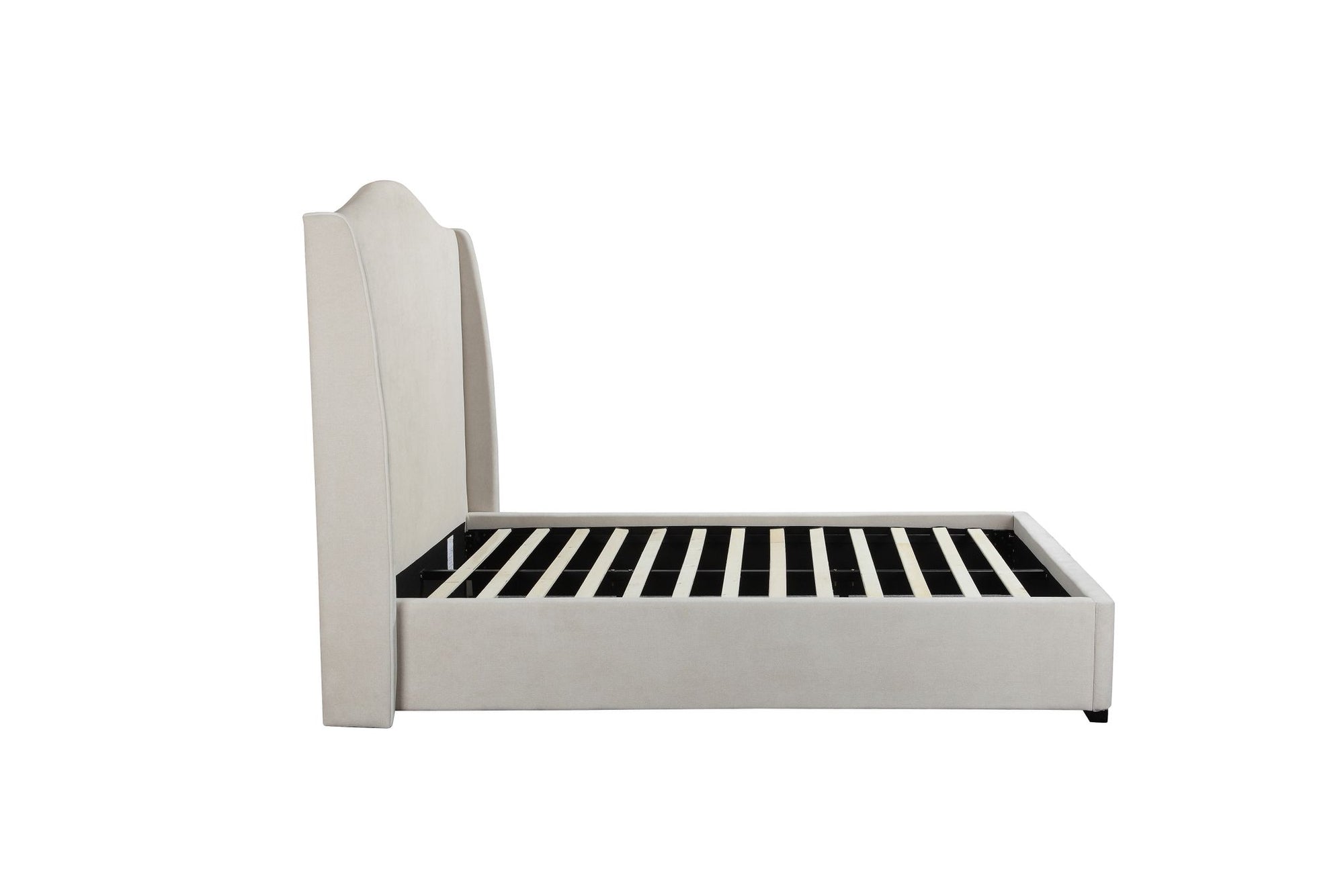 Venice Bede Frame King - Cream Fabric