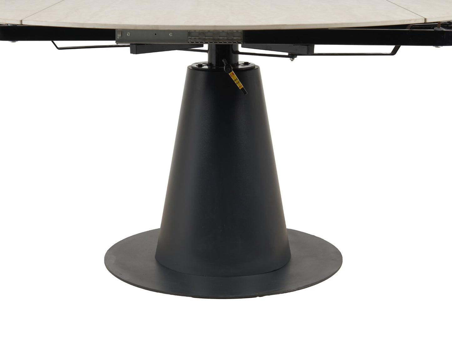Como Swivel Extendable Table - Cream Sintered Stone
