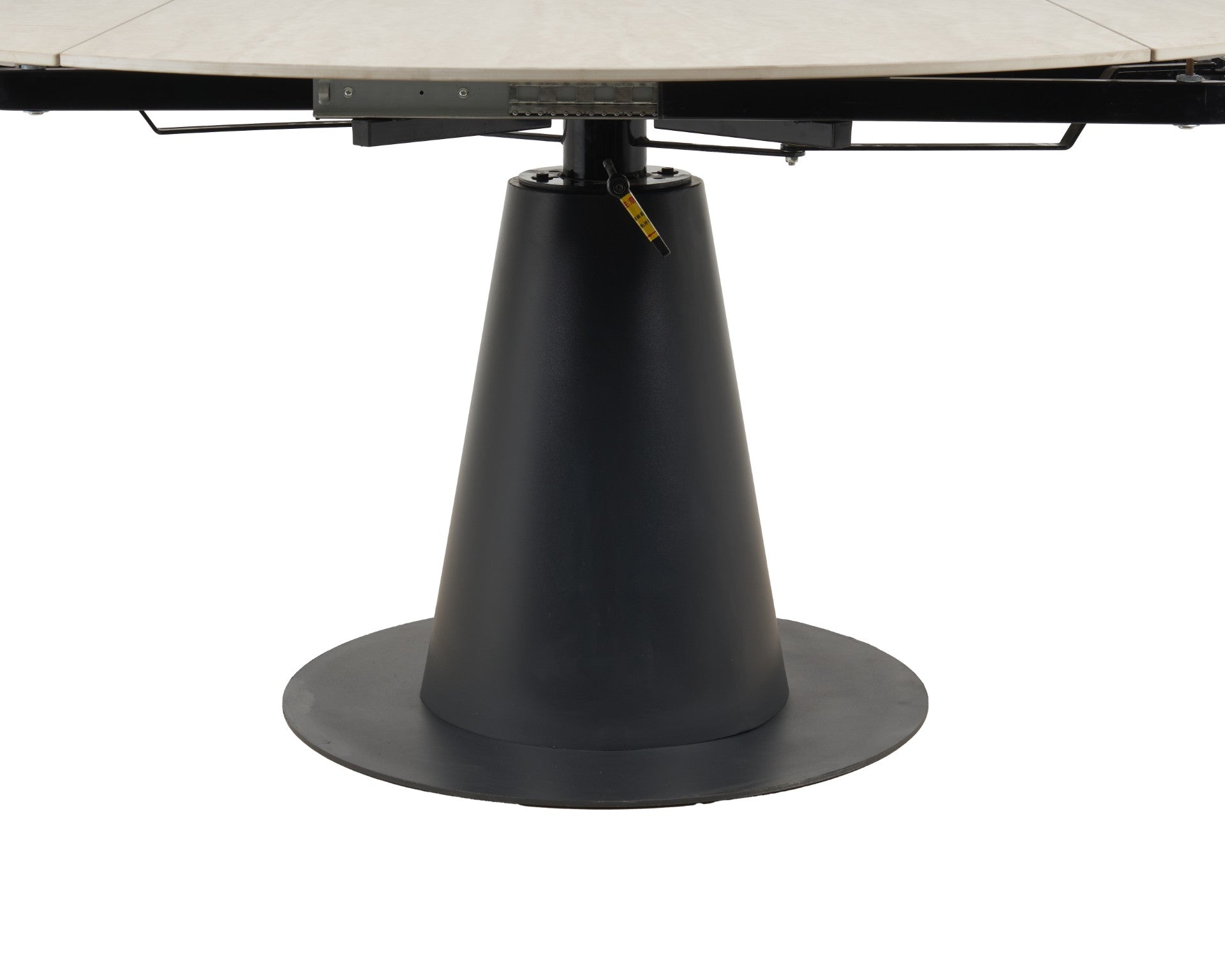 Como Swivel Extendable Table - Cream Sintered Stone