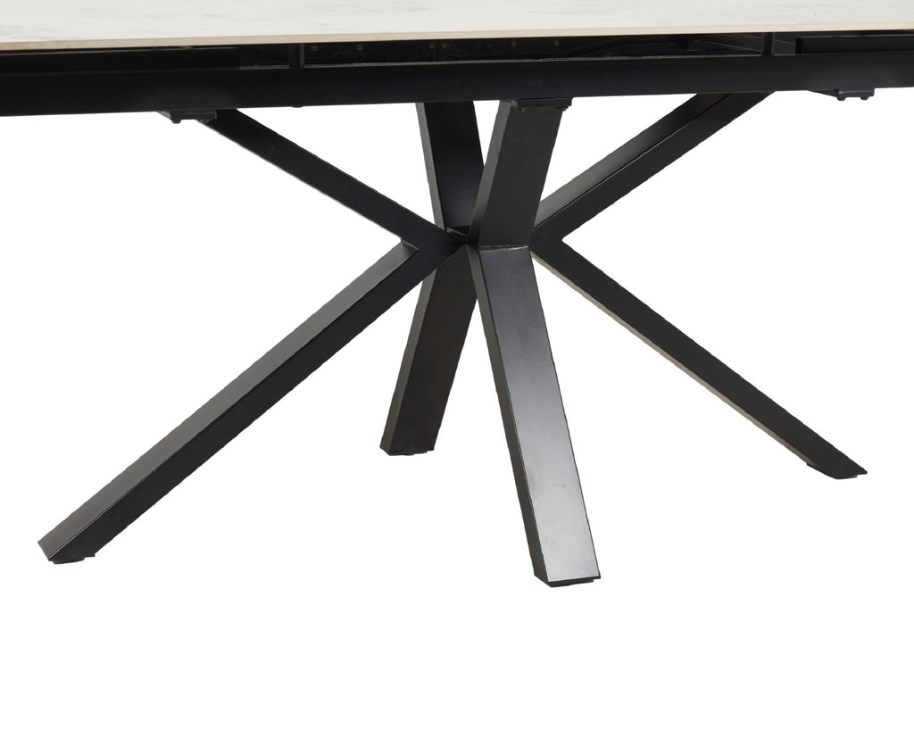 Positano Extendable Table 160-240cm - Gold/Grey