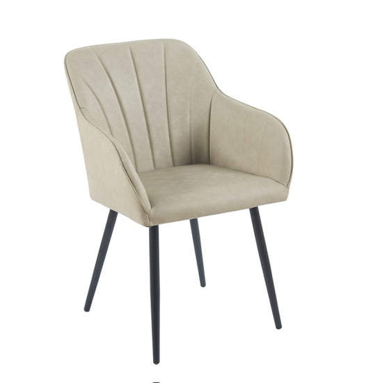 Mae Dining Chair - Taupe PU