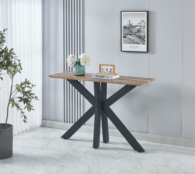 Copenhagen Console Table - Rustic Oak
