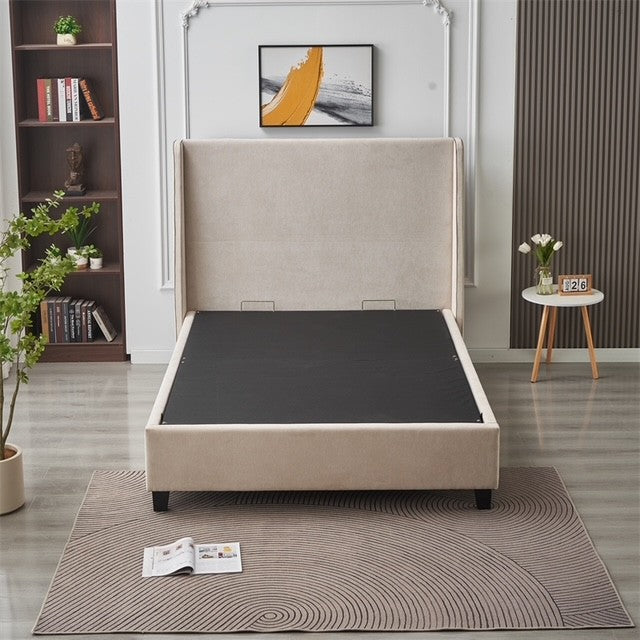 Rivera Ottoman Bed Super King - Beige