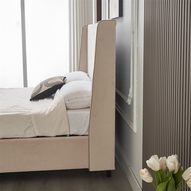 Rivera Ottoman Bed Super King - Beige