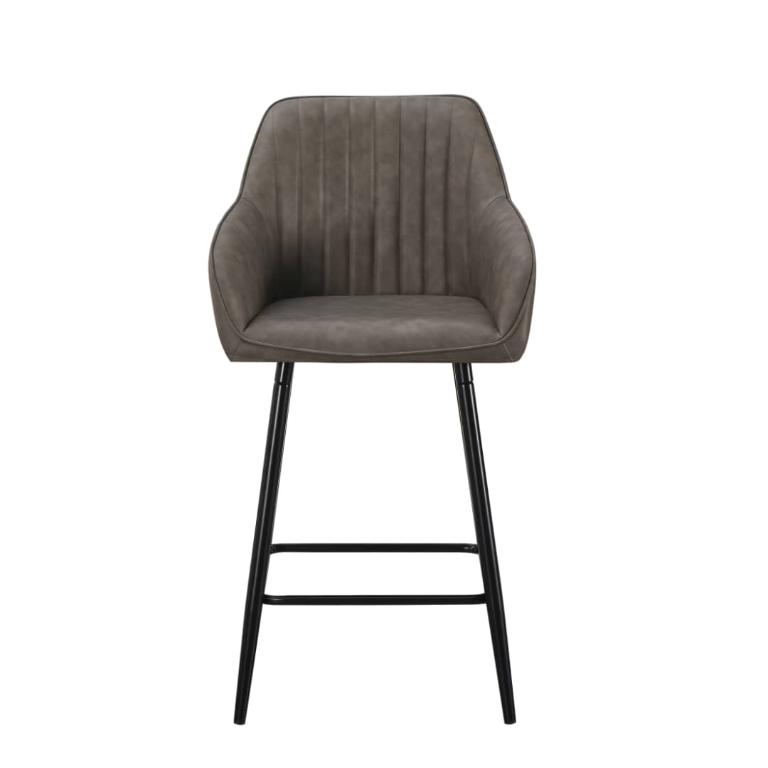 EZ Bar Stool - Grey PU