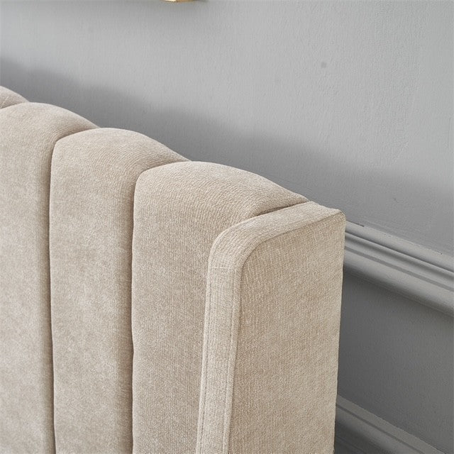Oscar King size Bed frame - Natural