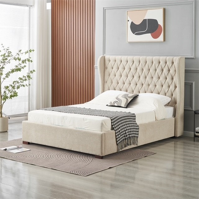 Vienna  Double size Bed frame - Natural