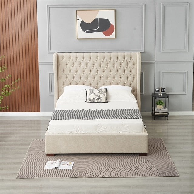 Vienna  Double size Bed frame - Natural