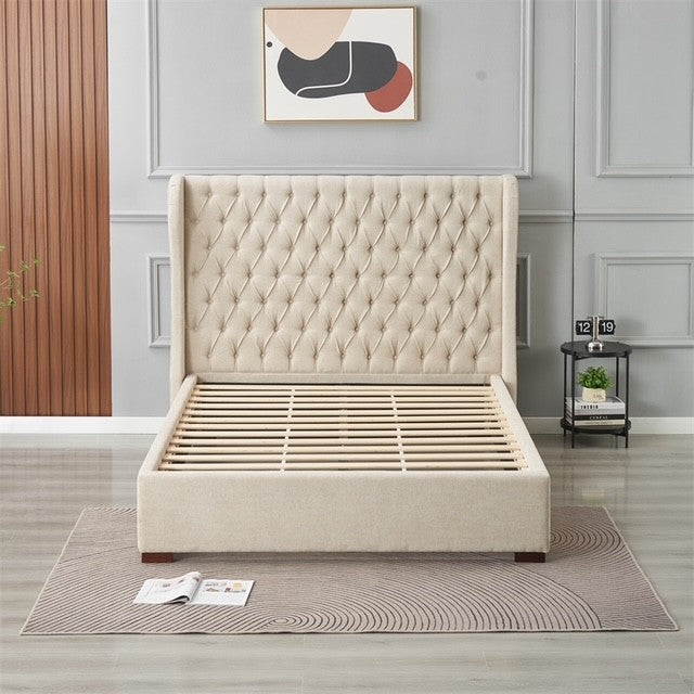 Vienna  Double size Bed frame - Natural