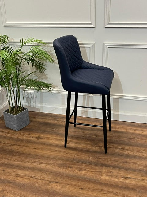 NEPTUNE BARSTOOL - Navy PU