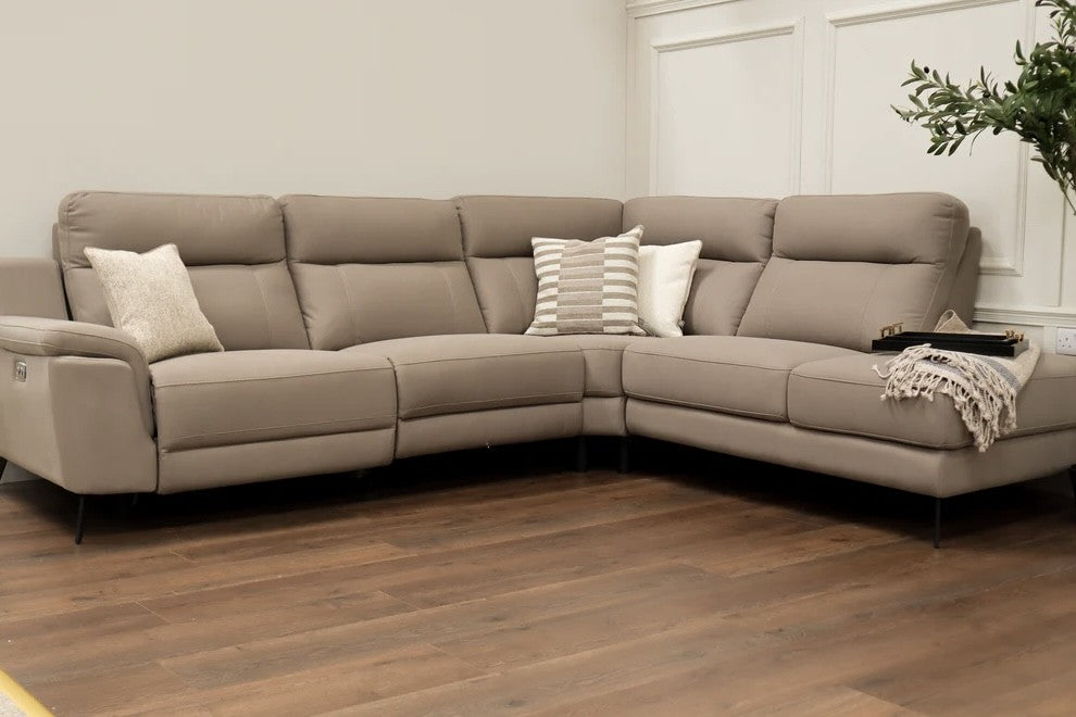 Lara Corner Chaise - RHF - Stone