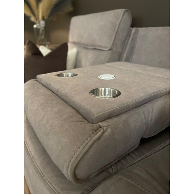 Scarlet Power Recliner Sofa Range - Taupe