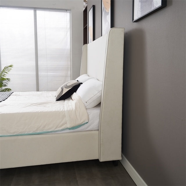 Rivera Ottoman Bed Super King - Beige