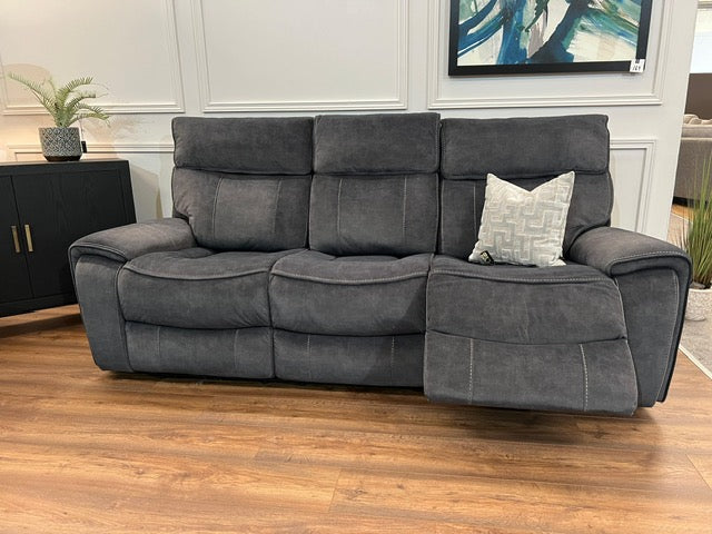 Scarlet Power Recliner Sofa Range - Dark Grey